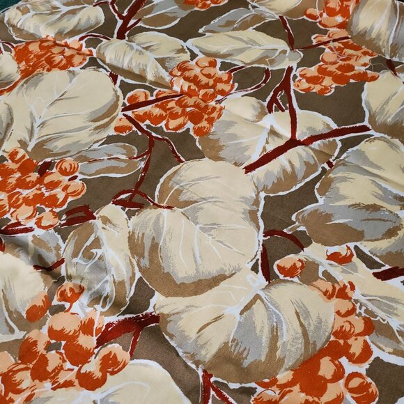 Seagrapes Schumacher Exclusive Screen Print Fabric Vintage Botanical 198" x 28" - Picture 3 of 8